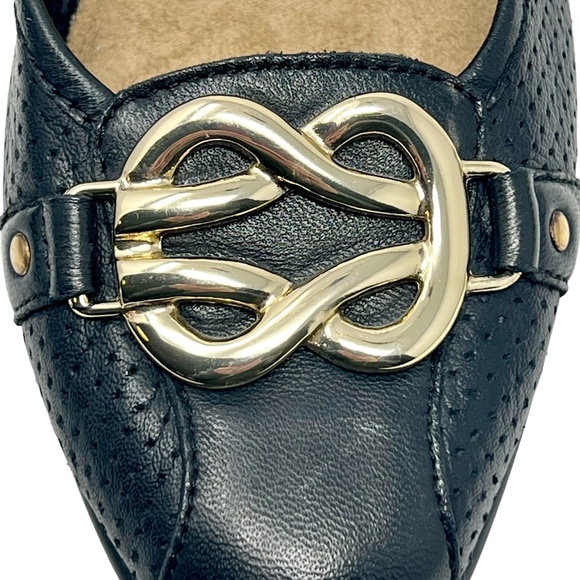 Aerosoles women's High Bet black Leather Slip On Flats size 6/EU 4 - Picture 7 of 13